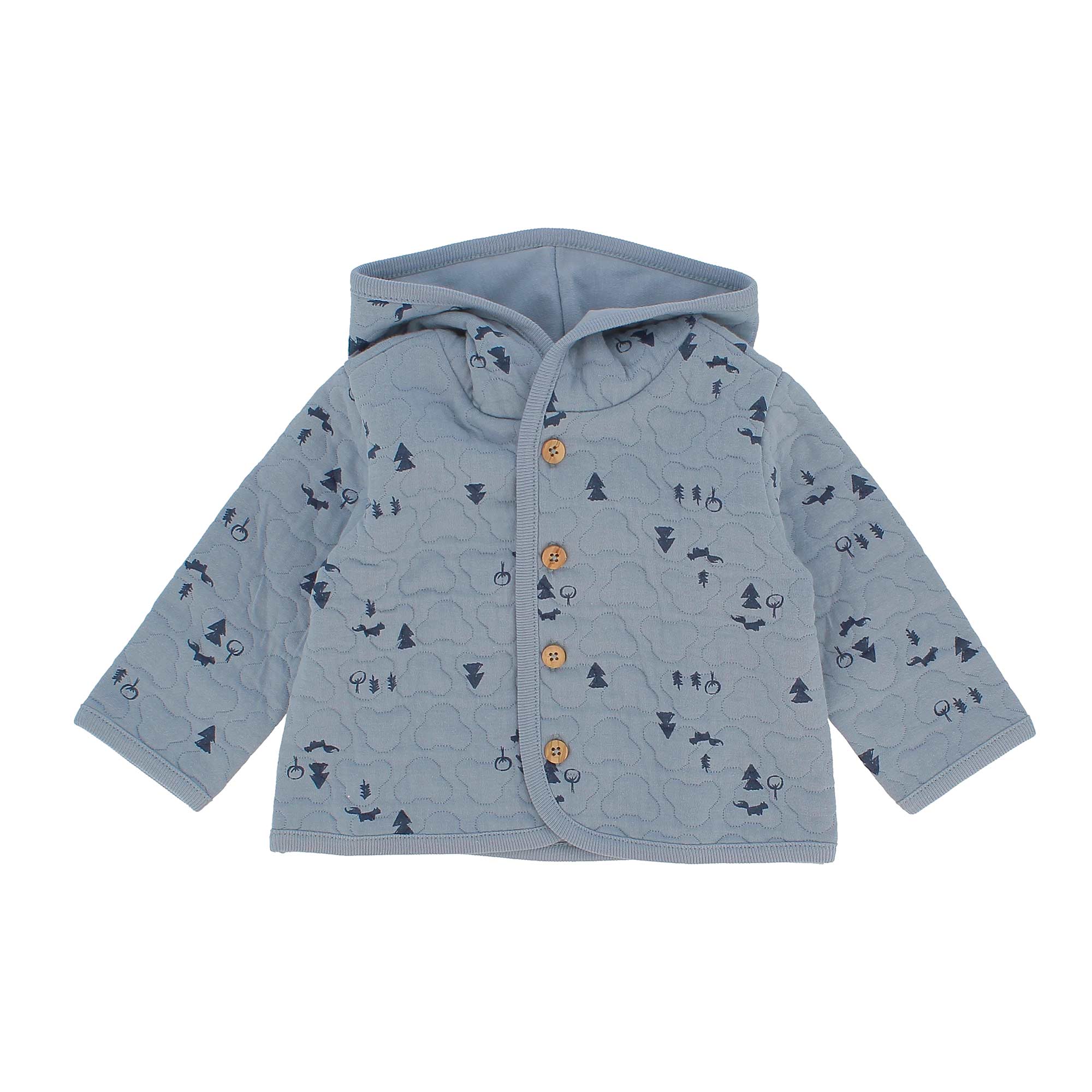 Primigi Felpa con cappuccio da bambino, blu, Taglia 3M