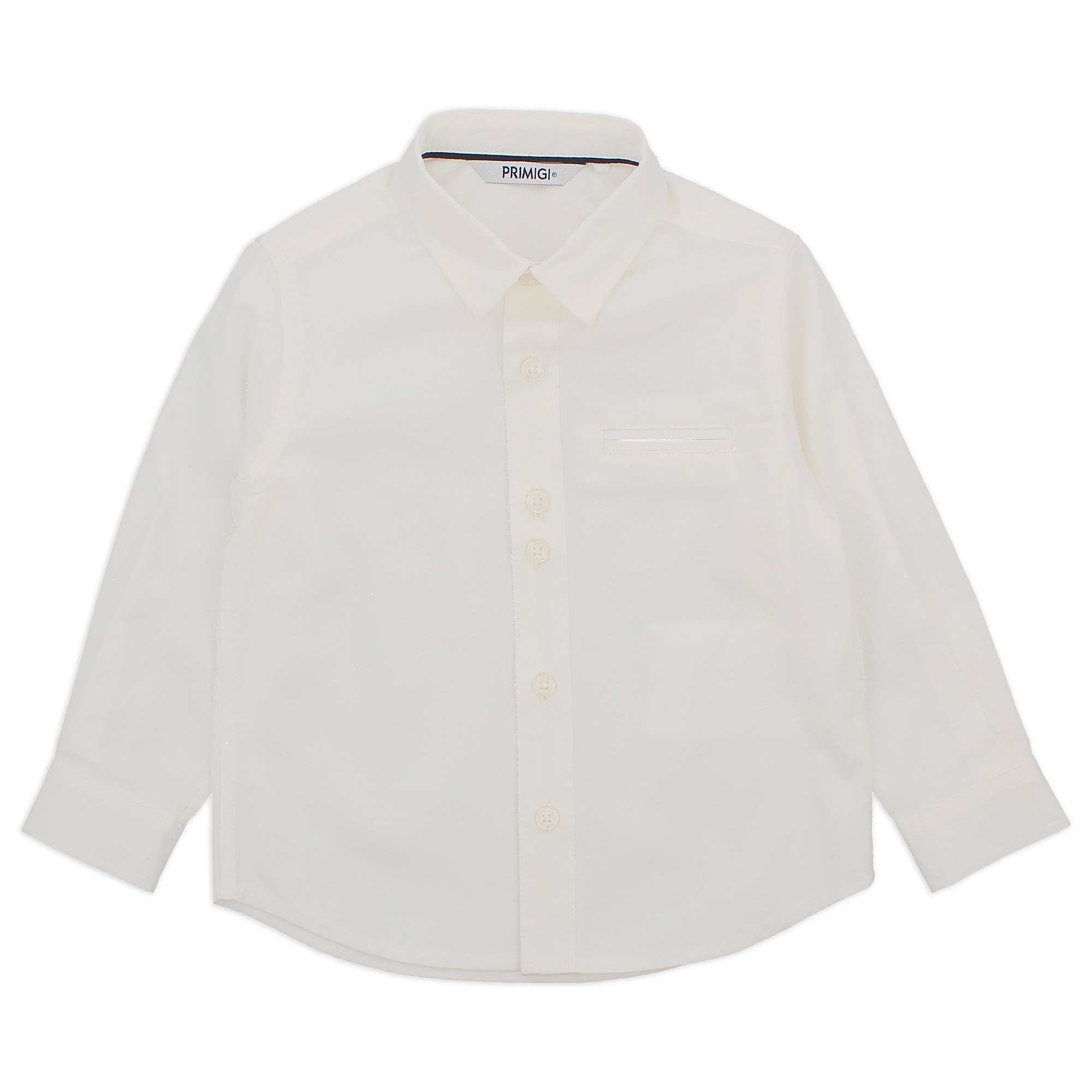 Primigi Camicia in cotone da bambino, bianco, Taglia 12M