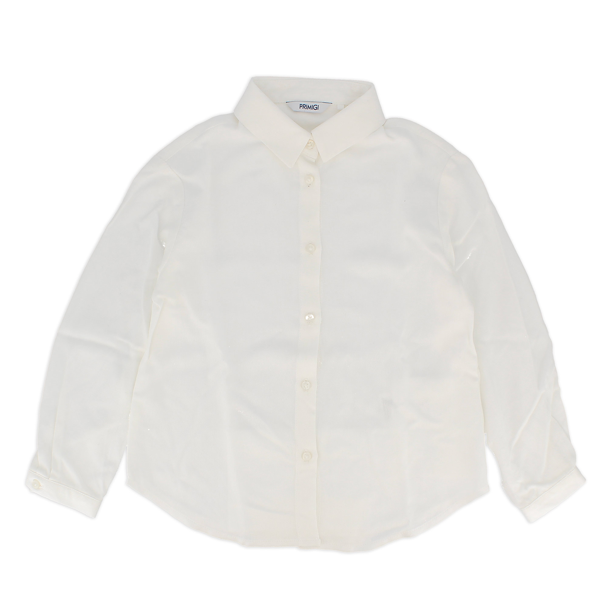 Primigi Camicia in viscosa da bambina, bianco, Taglia 5