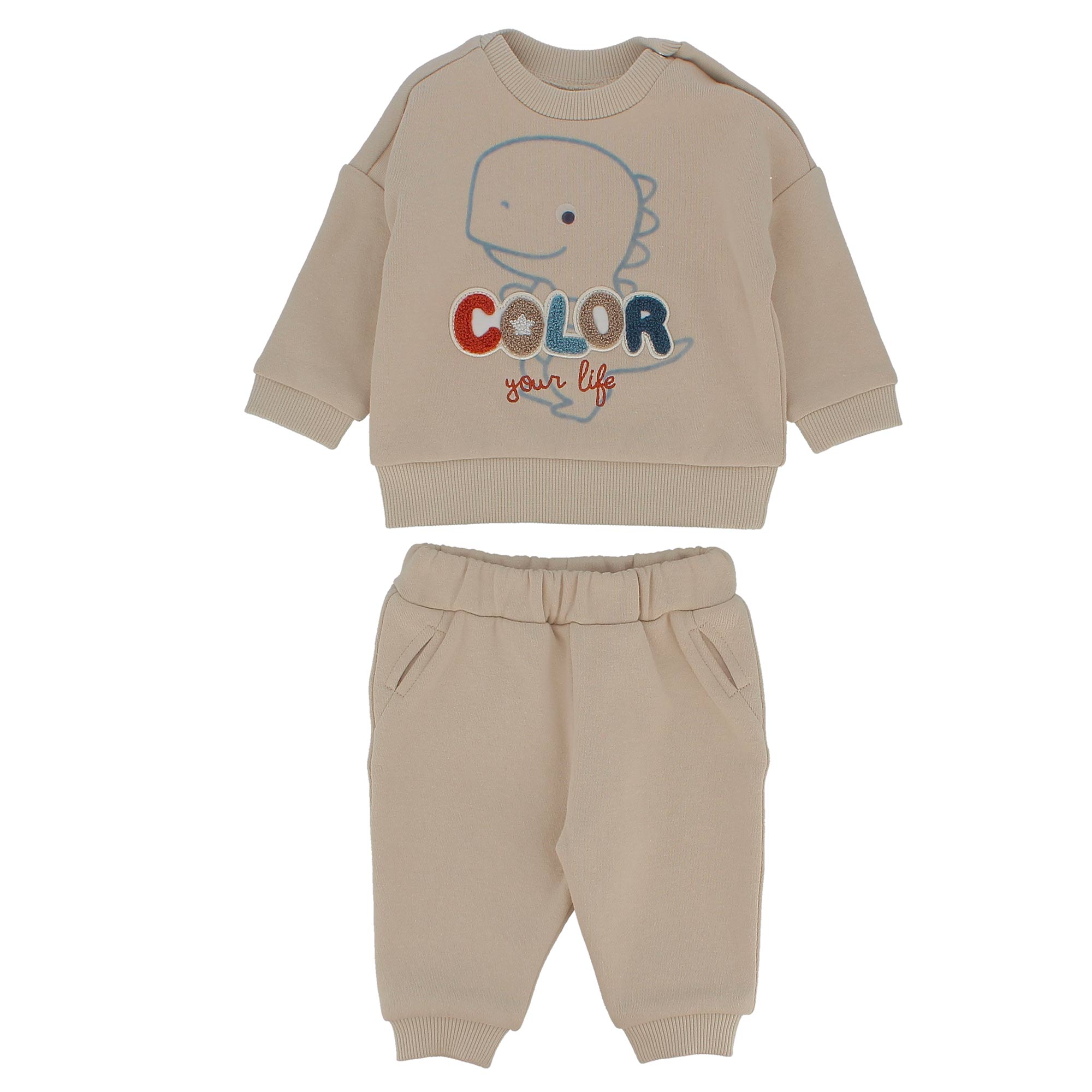 Primigi Completo due pezzi da bambino, beige, Taglia 3M
