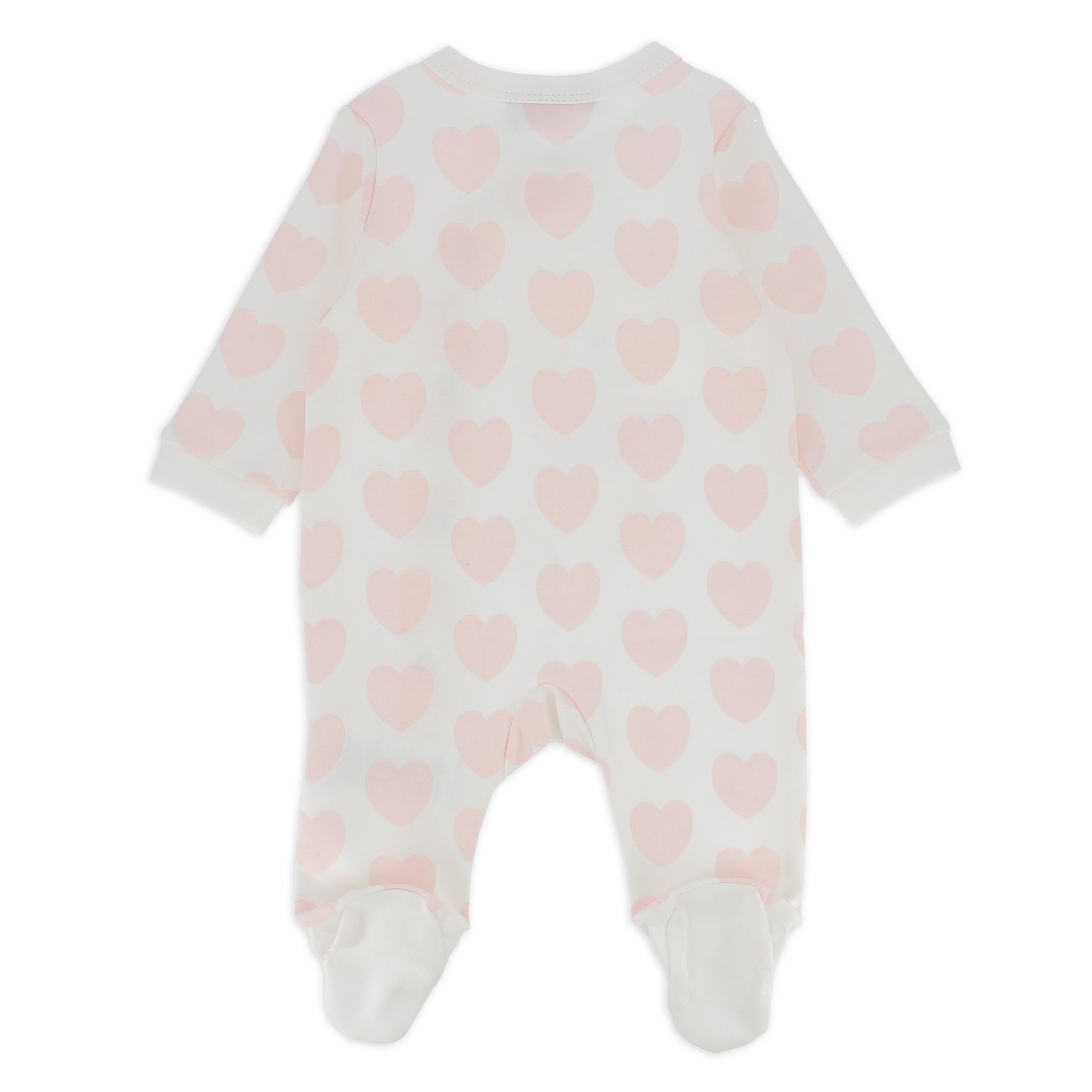Tutina in interlock da bambina, rosa