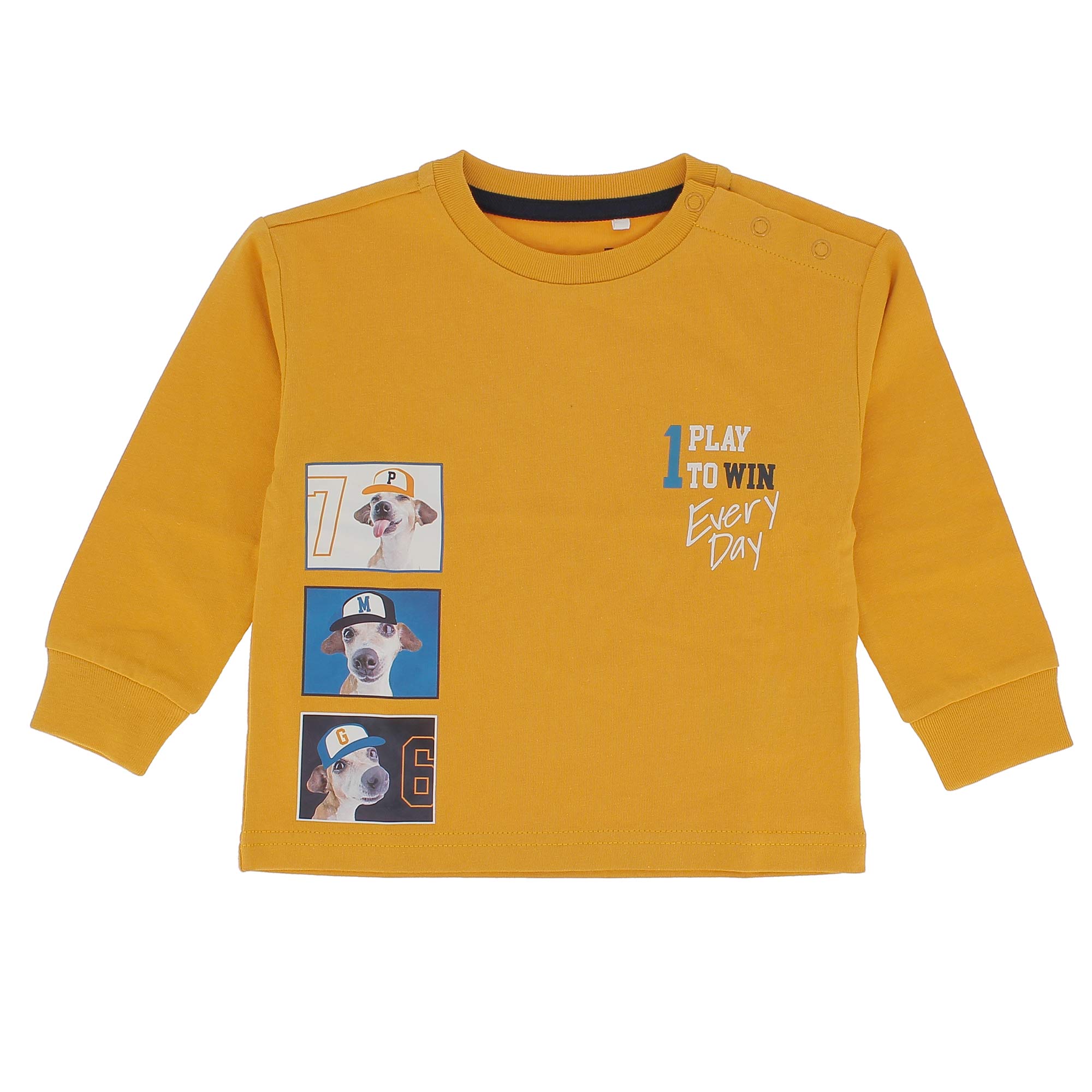 Primigi Maglietta oversize in jersey da bambino, arancio, Taglia 12M