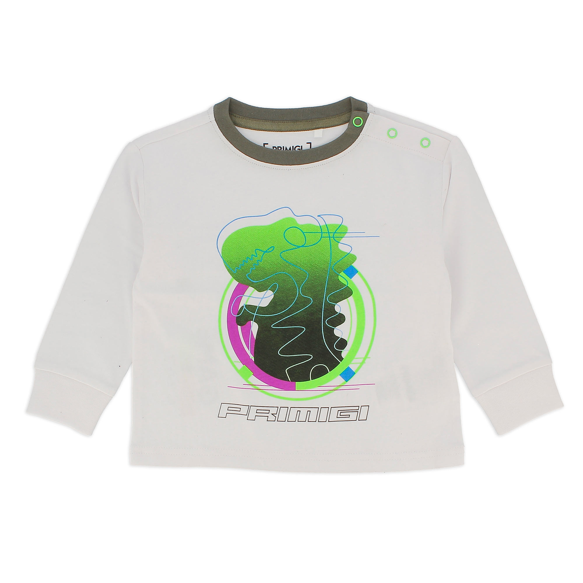 Primigi Maglietta in caldo cotone da bambino, bianco, Taglia 12M