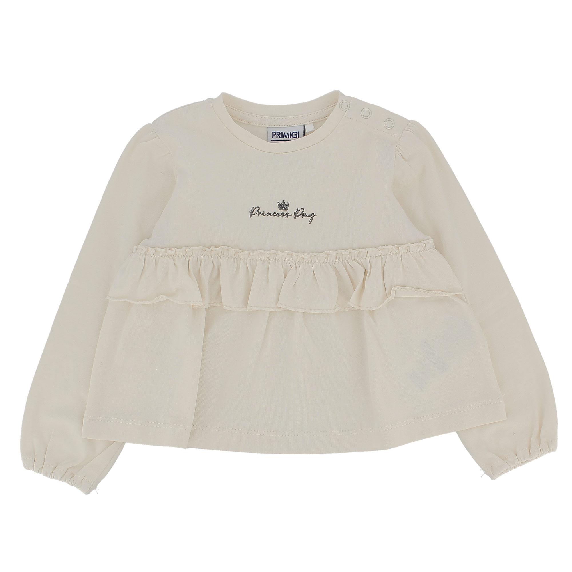 Primigi Maglietta in jersey da bambina, bianco, Taglia 12M