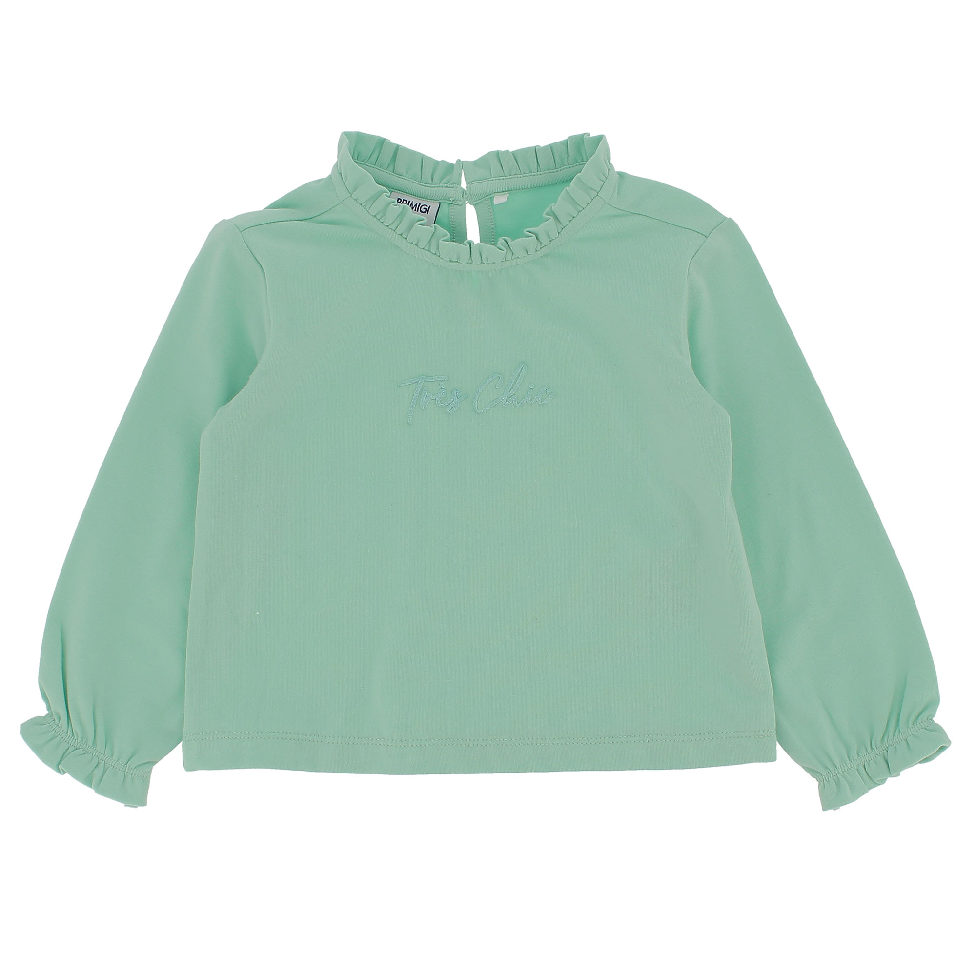 Maglietta verde manica lunga bambina new arrivals