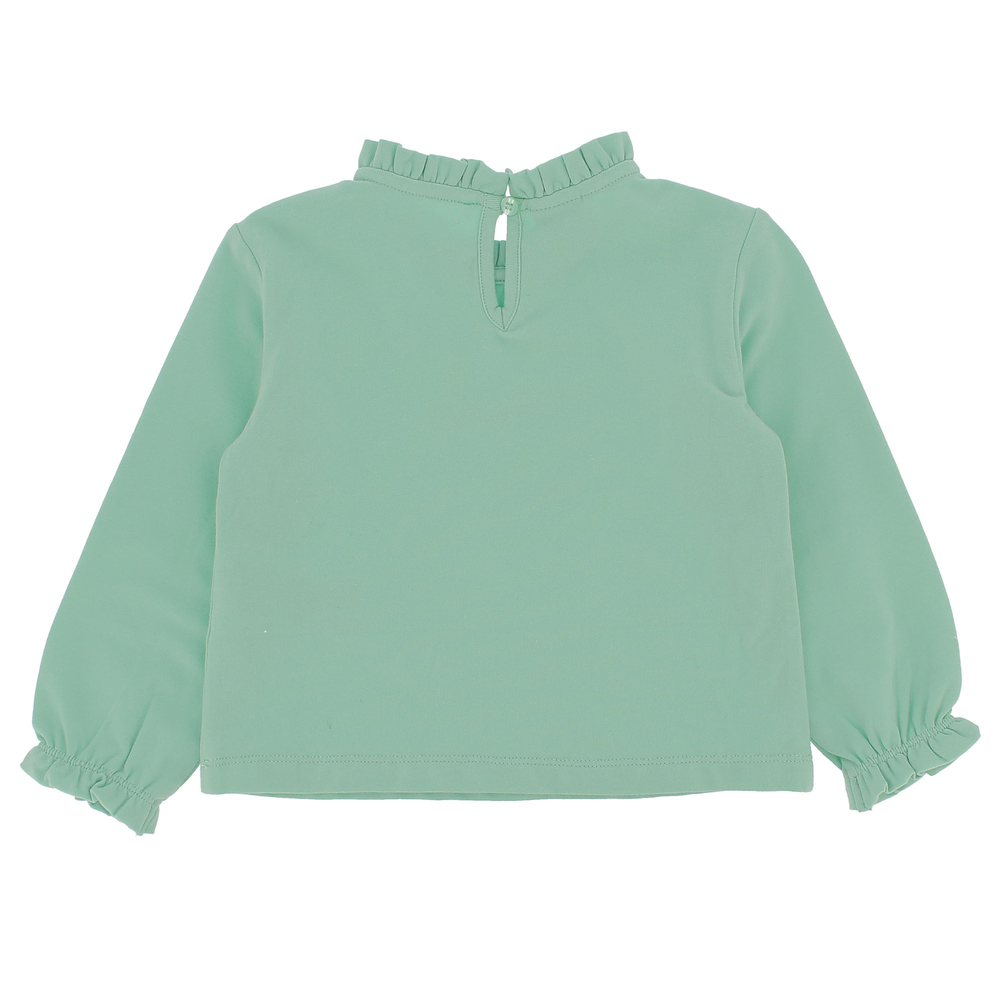 Maglietta verde manica lunga bambina new arrivals