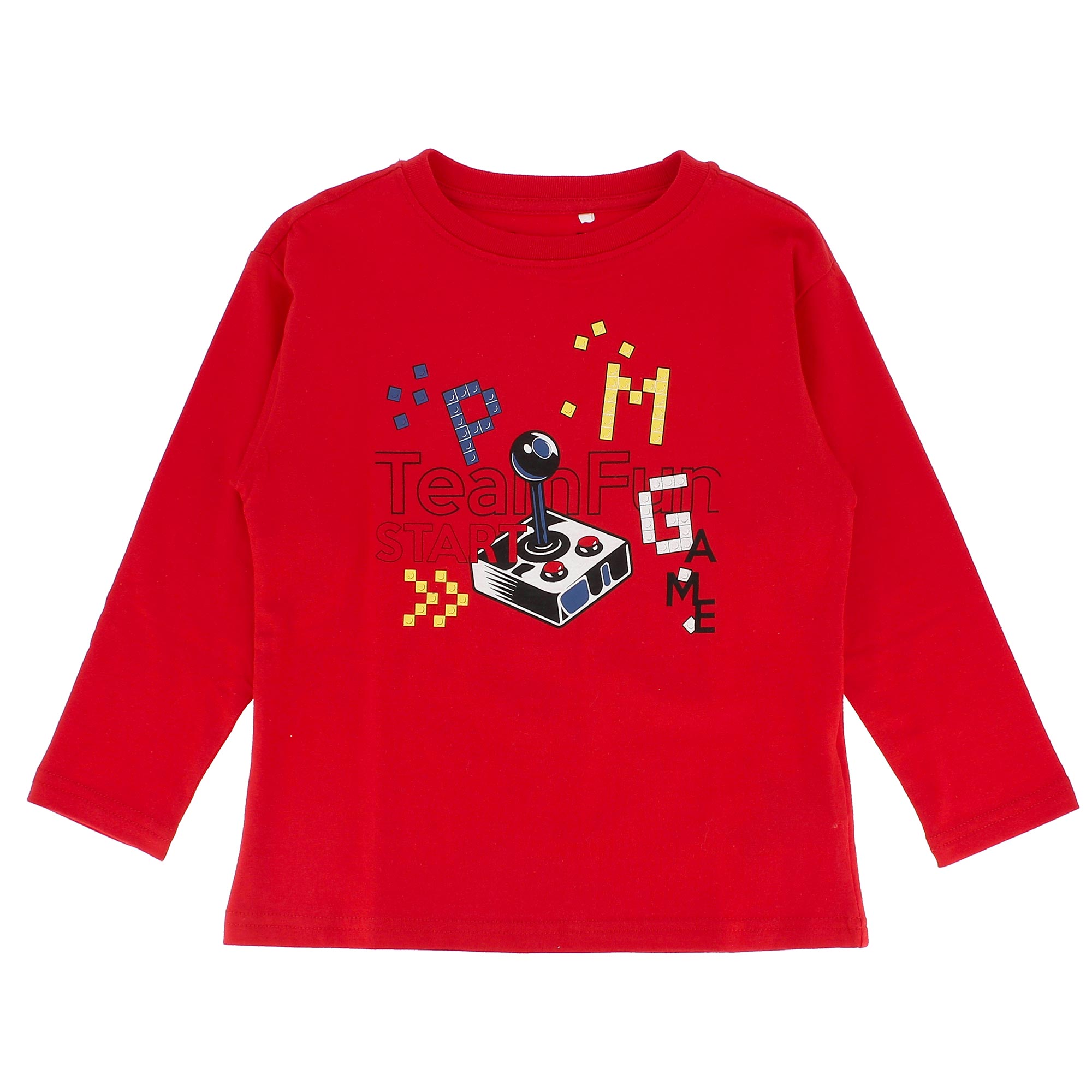 Maglietta in jersey da bambino rosso