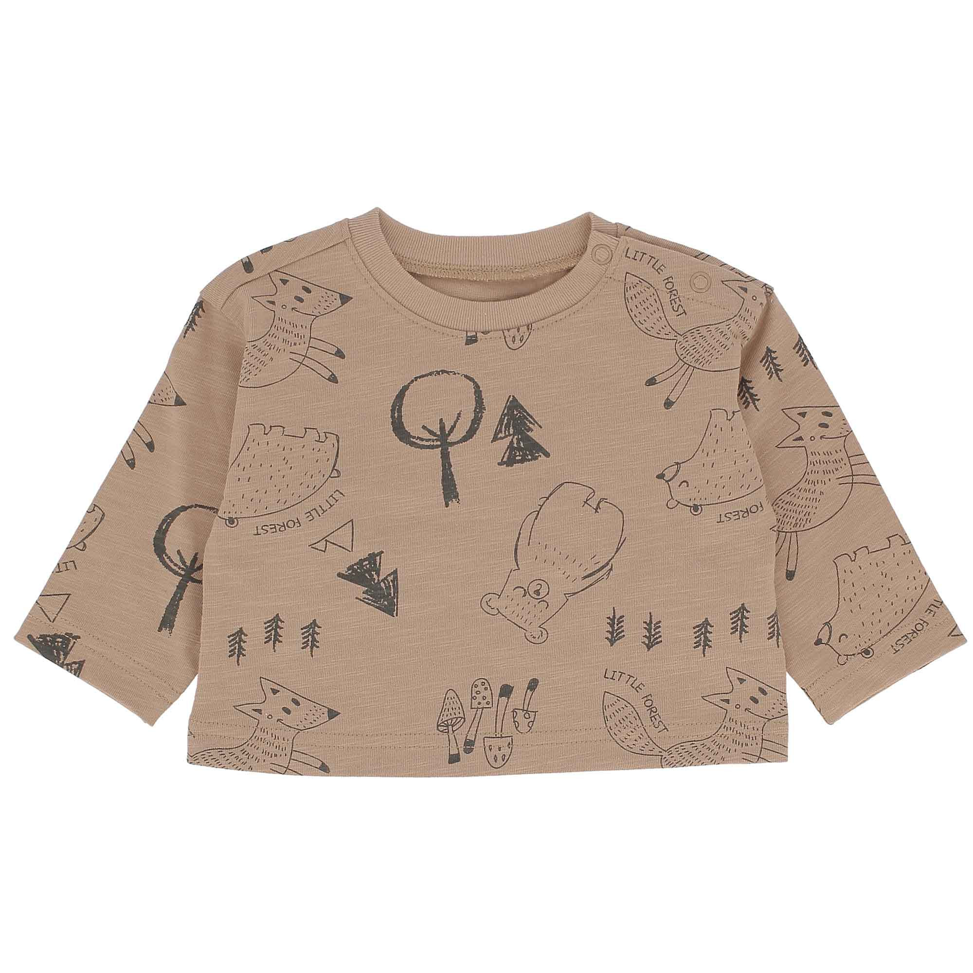 Maglietta bambino marrone store