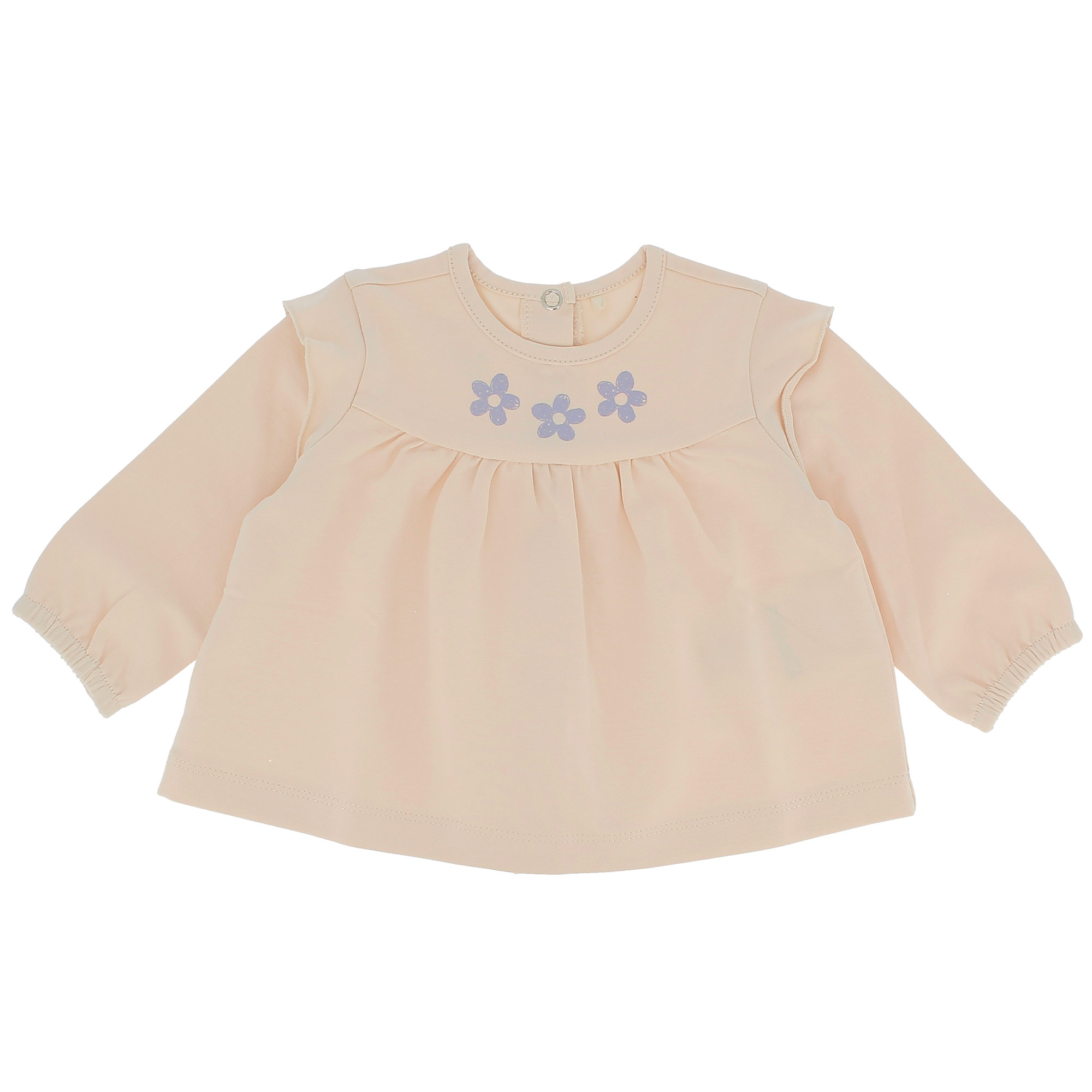 Maglietta&#x20;in&#x20;jersey&#x20;da&#x20;bambina,&#x20;beige