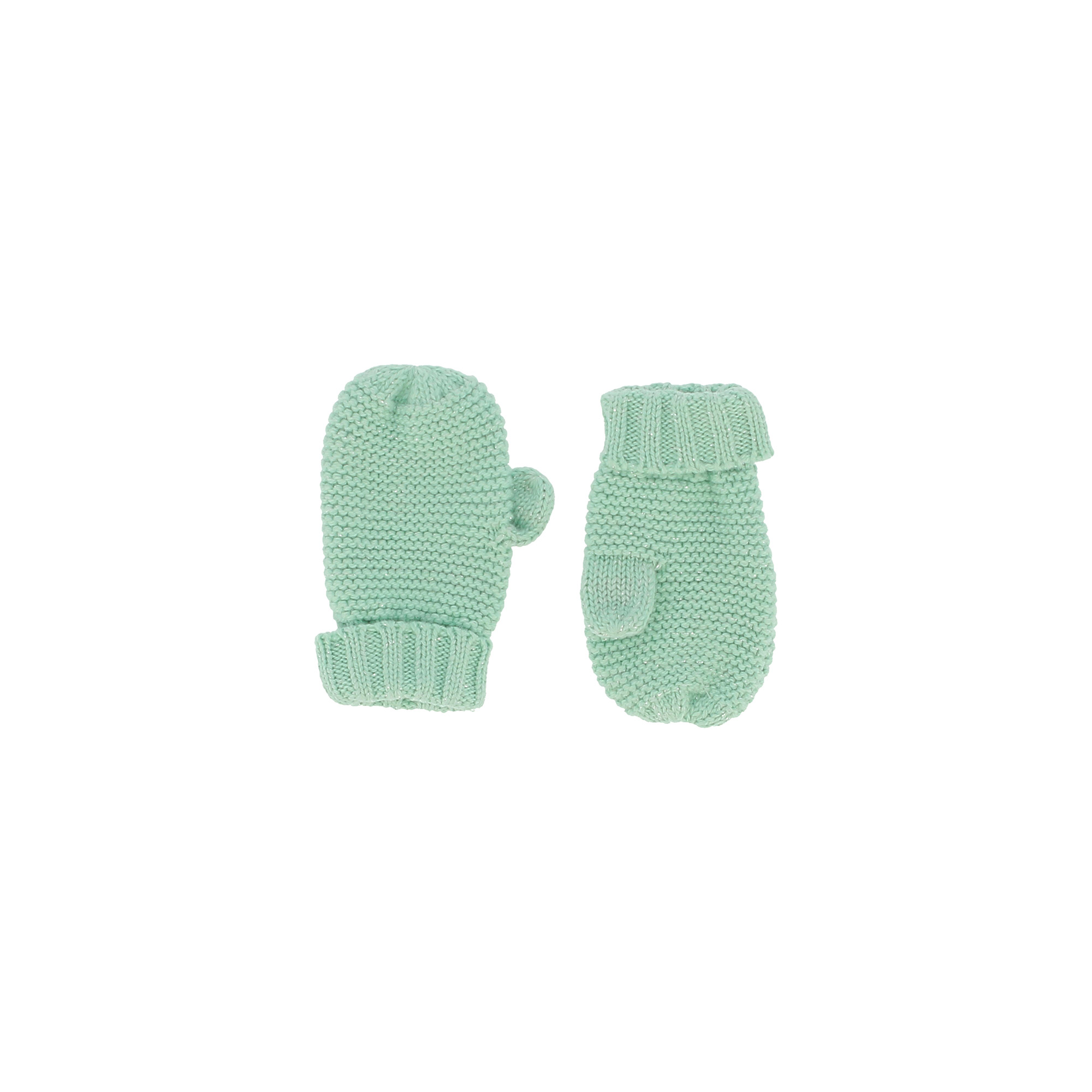 Primigi Muffole in maglia da bambina, verde, Taglia TU