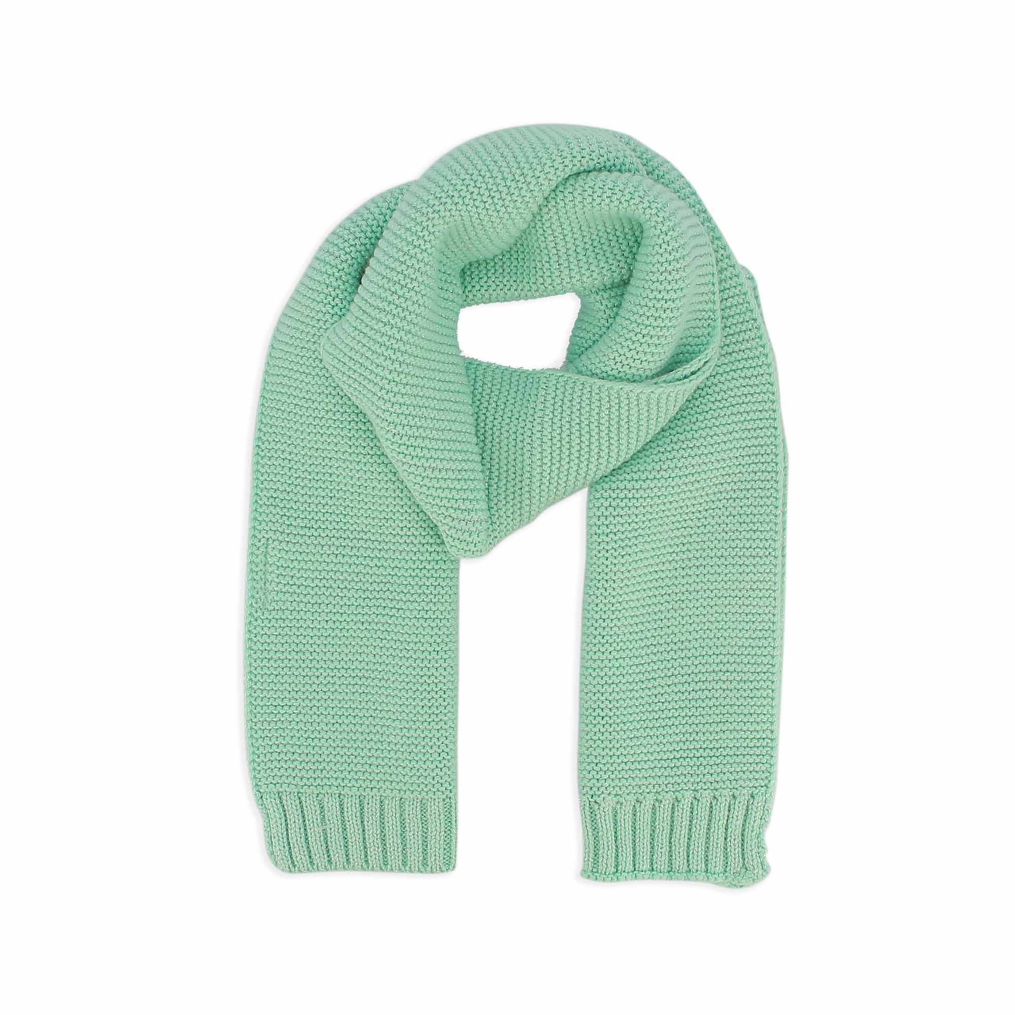 Primigi Sciarpa in maglia da bambina, verde, Taglia TU