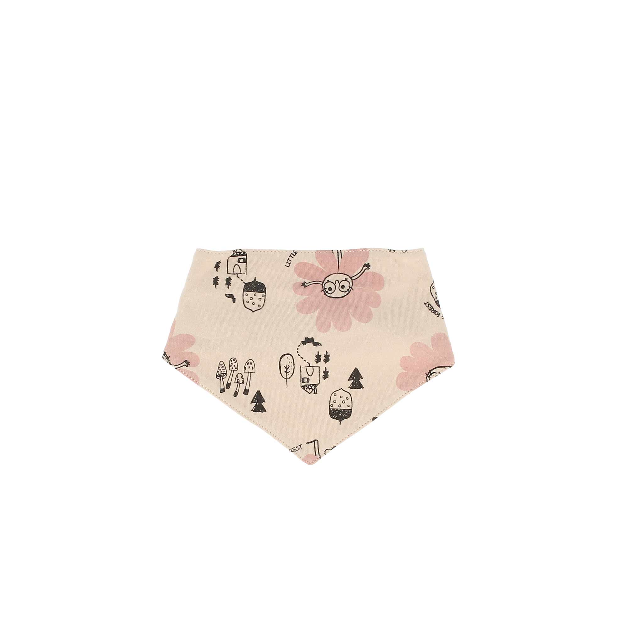 Primigi Bavaglino bandana in cotone da bambina, crema, Taglia TU