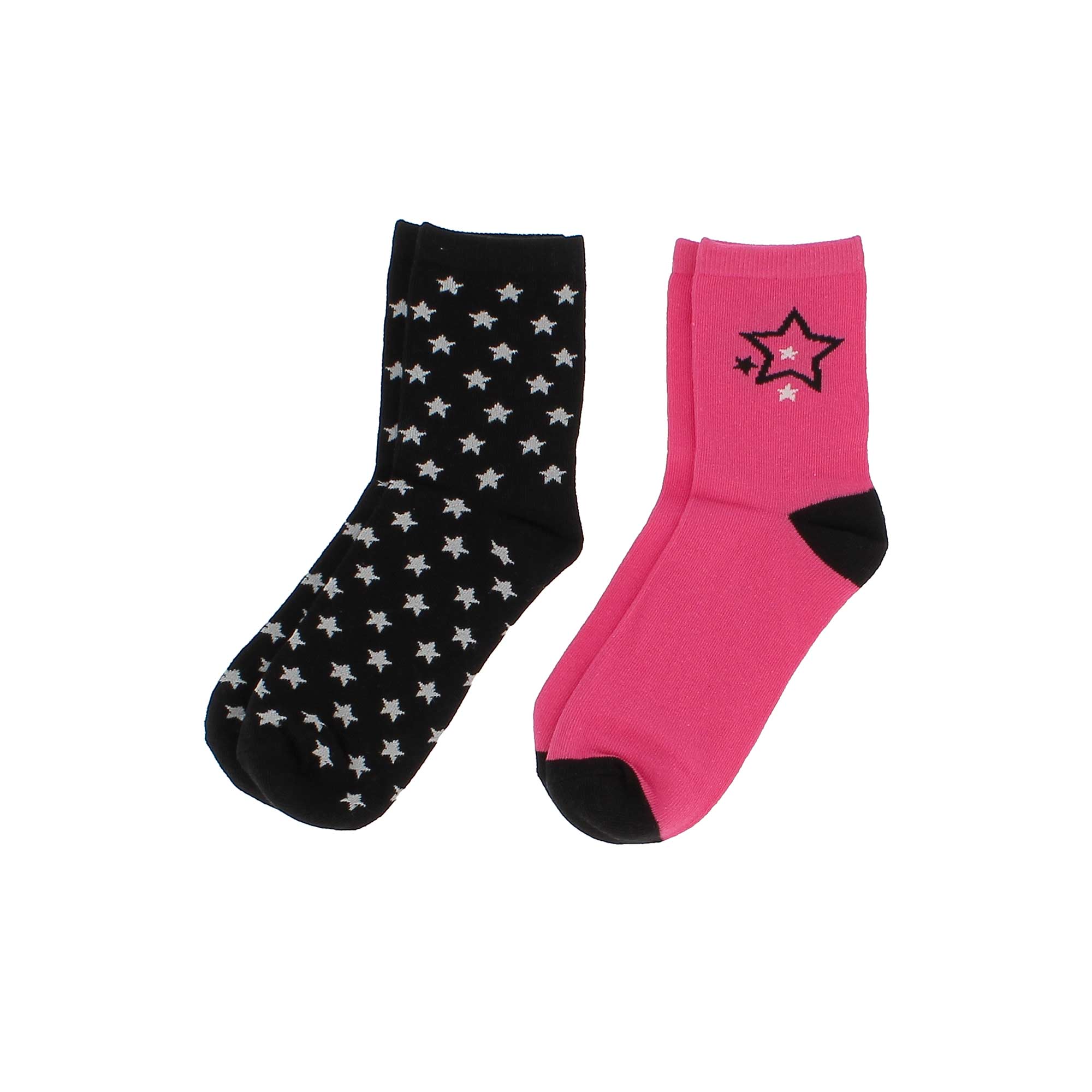 Primigi Confezione da due paia di calzini da bambina, rosa, Taglia 21/22