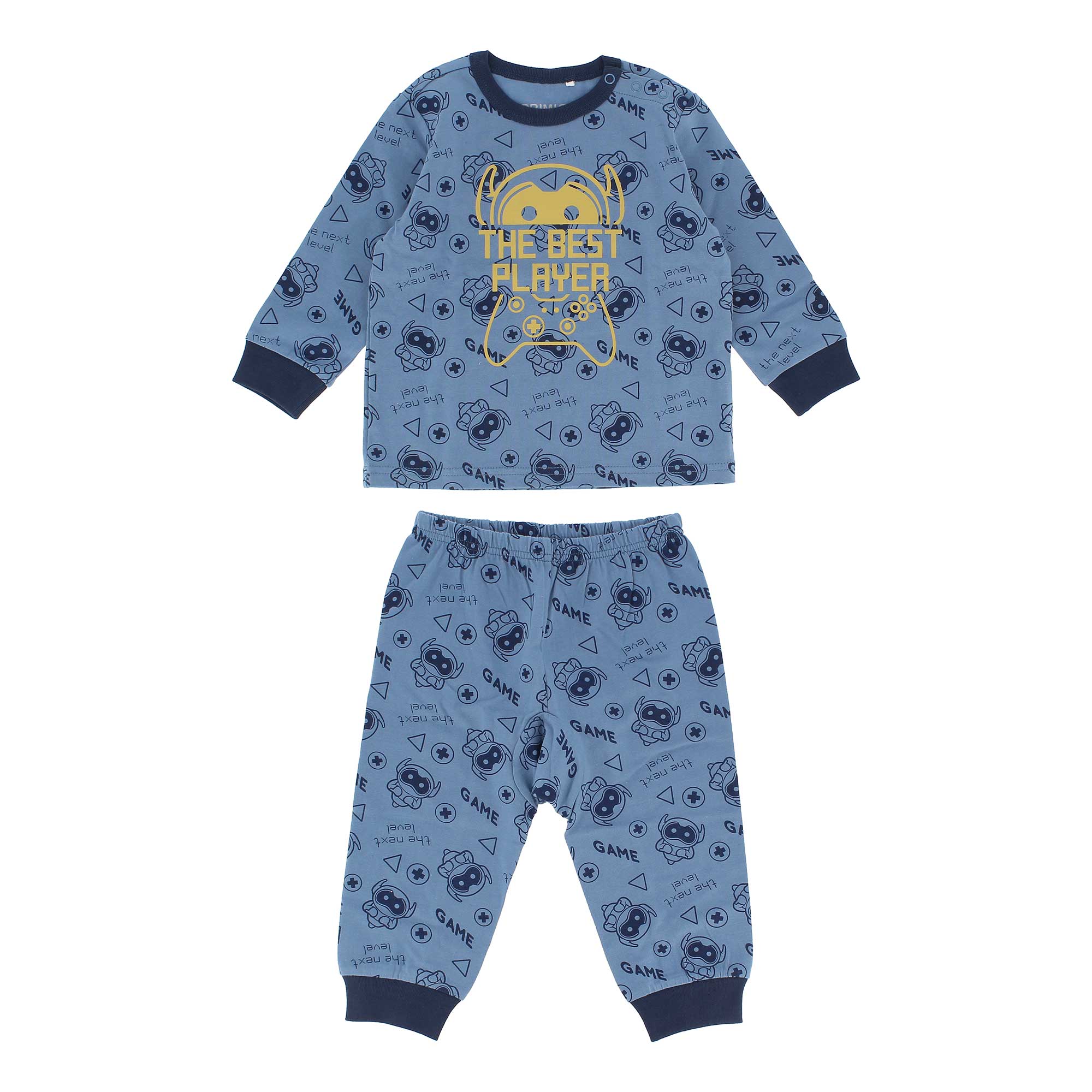 Primigi Pigiama in jersey da bambino, blu, Taglia 12M