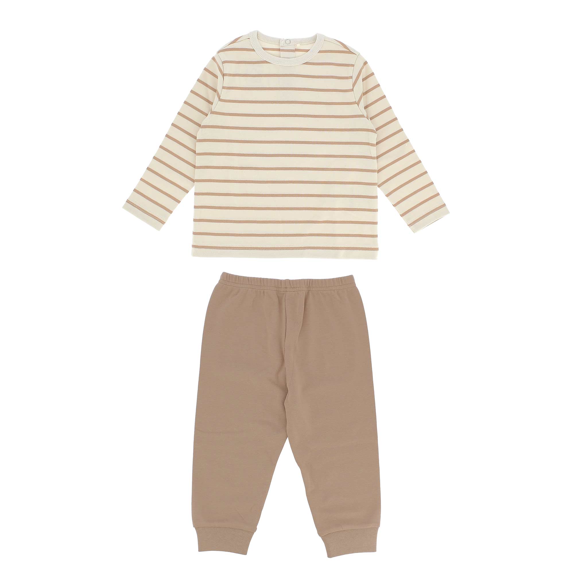 Pigiama&#x20;in&#x20;caldo&#x20;cotone&#x20;da&#x20;bambino,&#x20;bianco