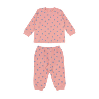Pigiama in caldo cotone da bambina, rosa Pigiama in caldo cotone da bambina, rosa
