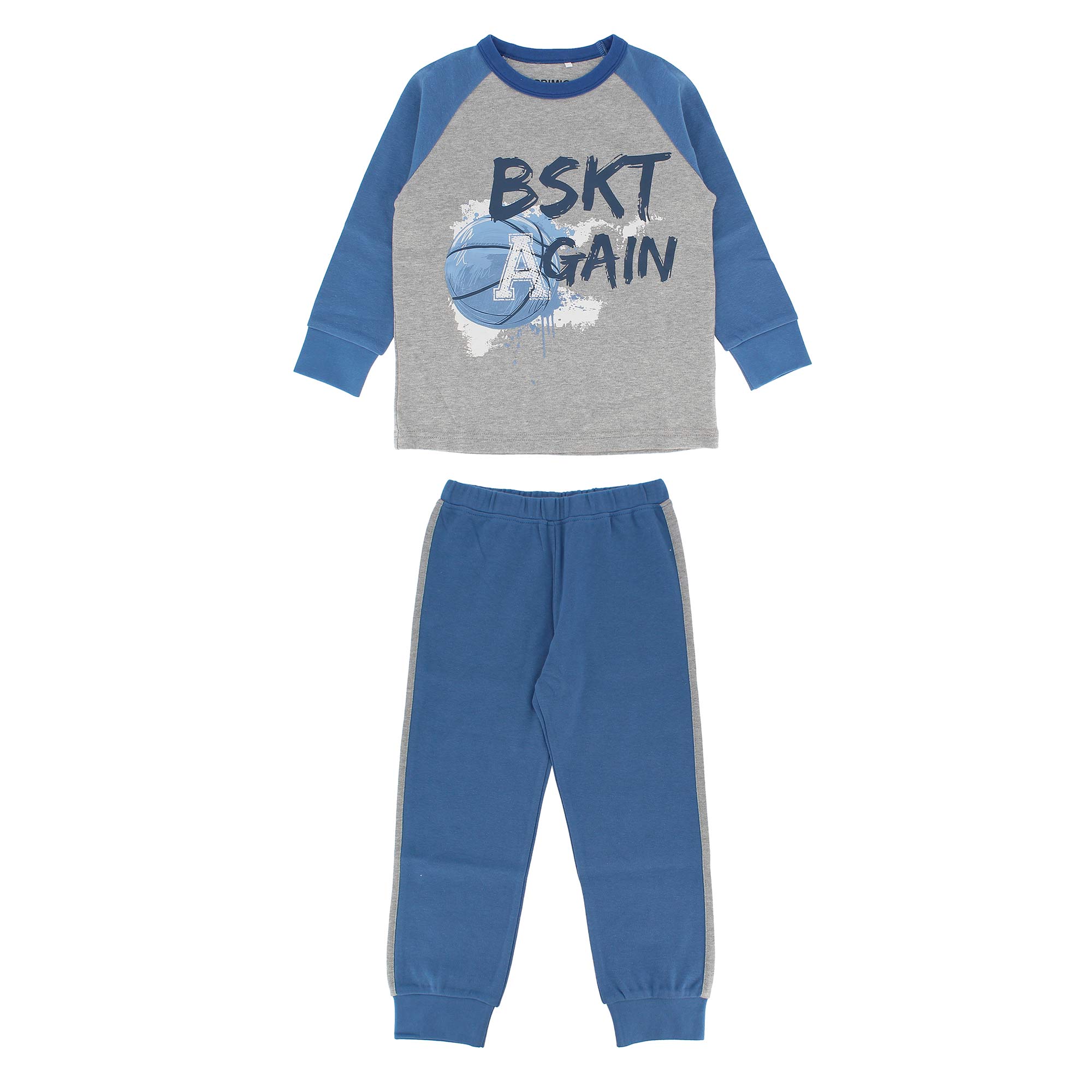 Primigi Pigiama in caldo cotone da bambino, grigio, Taglia 5