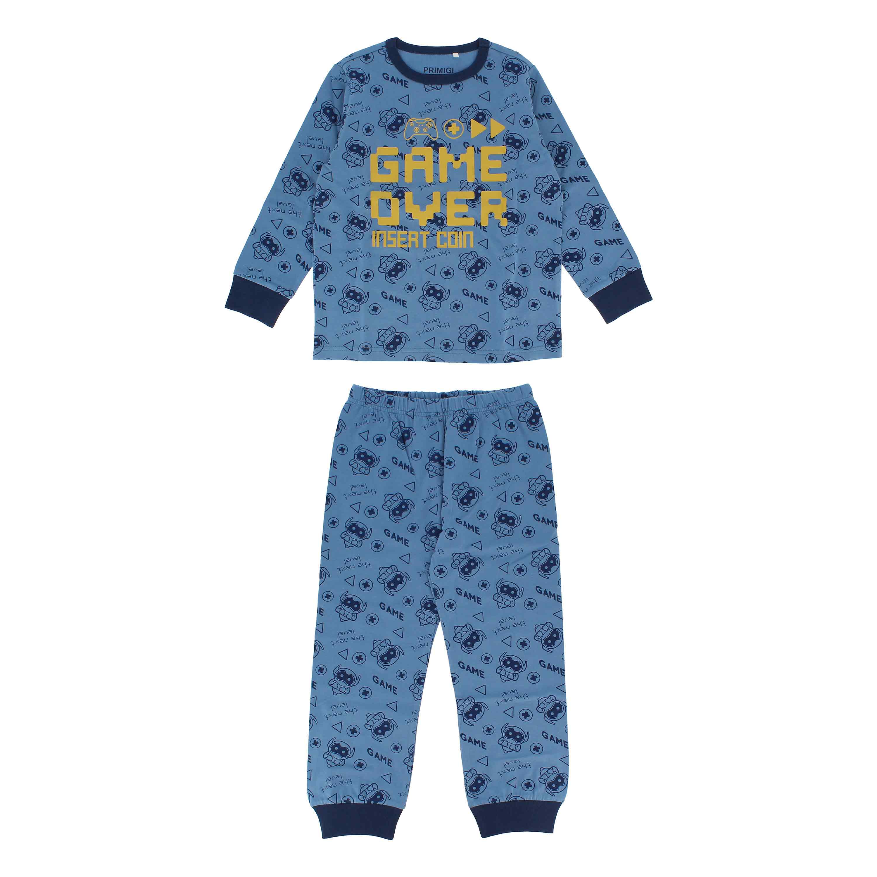 Primigi Pigiama in jersey da bambino, blu, Taglia 5