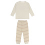 Pyjamas in warm coton for boys, white Pyjamas in warm coton for boys, white