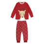 Pyjamas in pile for girls, red Pyjamas in pile for girls, red