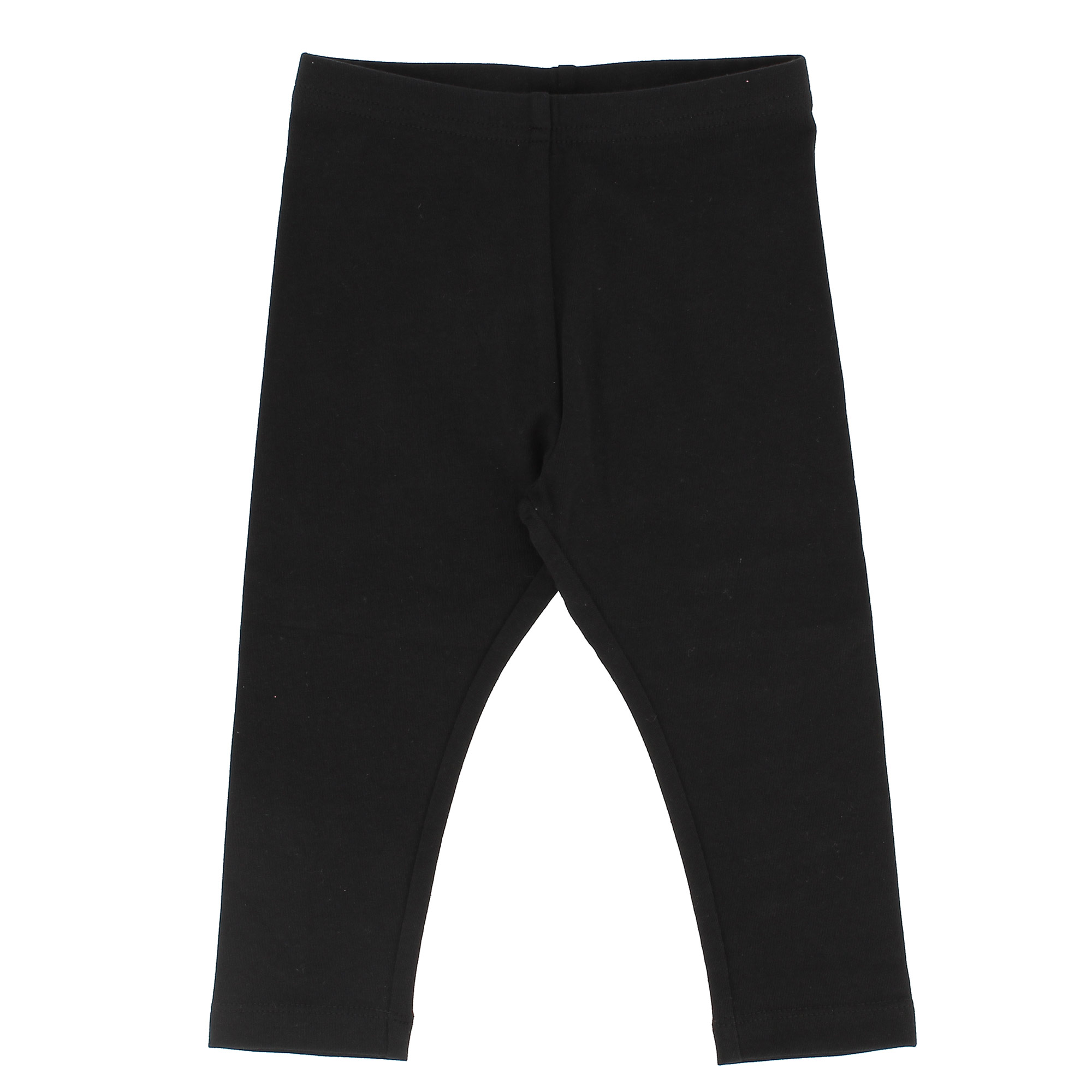 Leggings aus Fleece  für Mädchen, schwarz