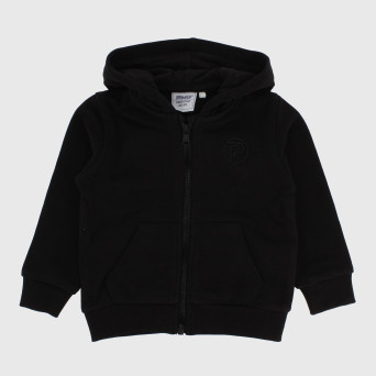 Felpa con cappuccio da bambino, NERO Felpa con cappuccio da bambino, NERO