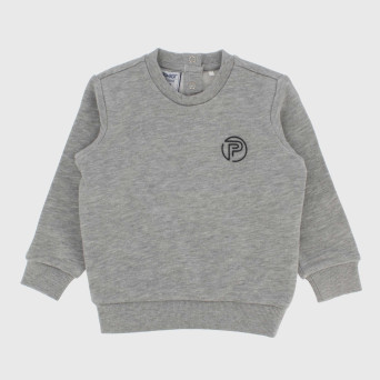 Felpa girocollo da bambino, GRIGIO Felpa girocollo da bambino, GRIGIO