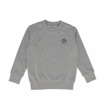 Felpa girocollo da bambino, grigio Felpa girocollo da bambino, grigio