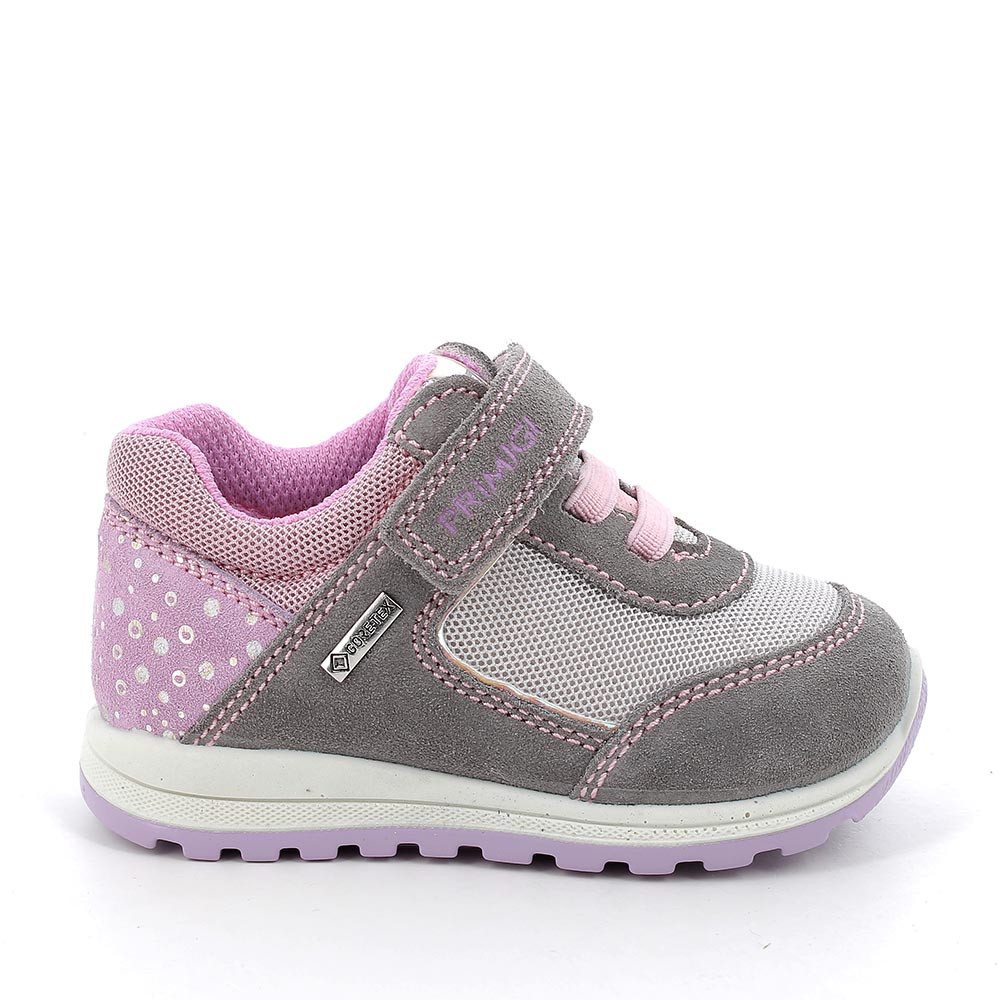 Scarpa Sneaker Ginnica Bambina Rosa/silver Con Strappi - Primigi - Foto 12