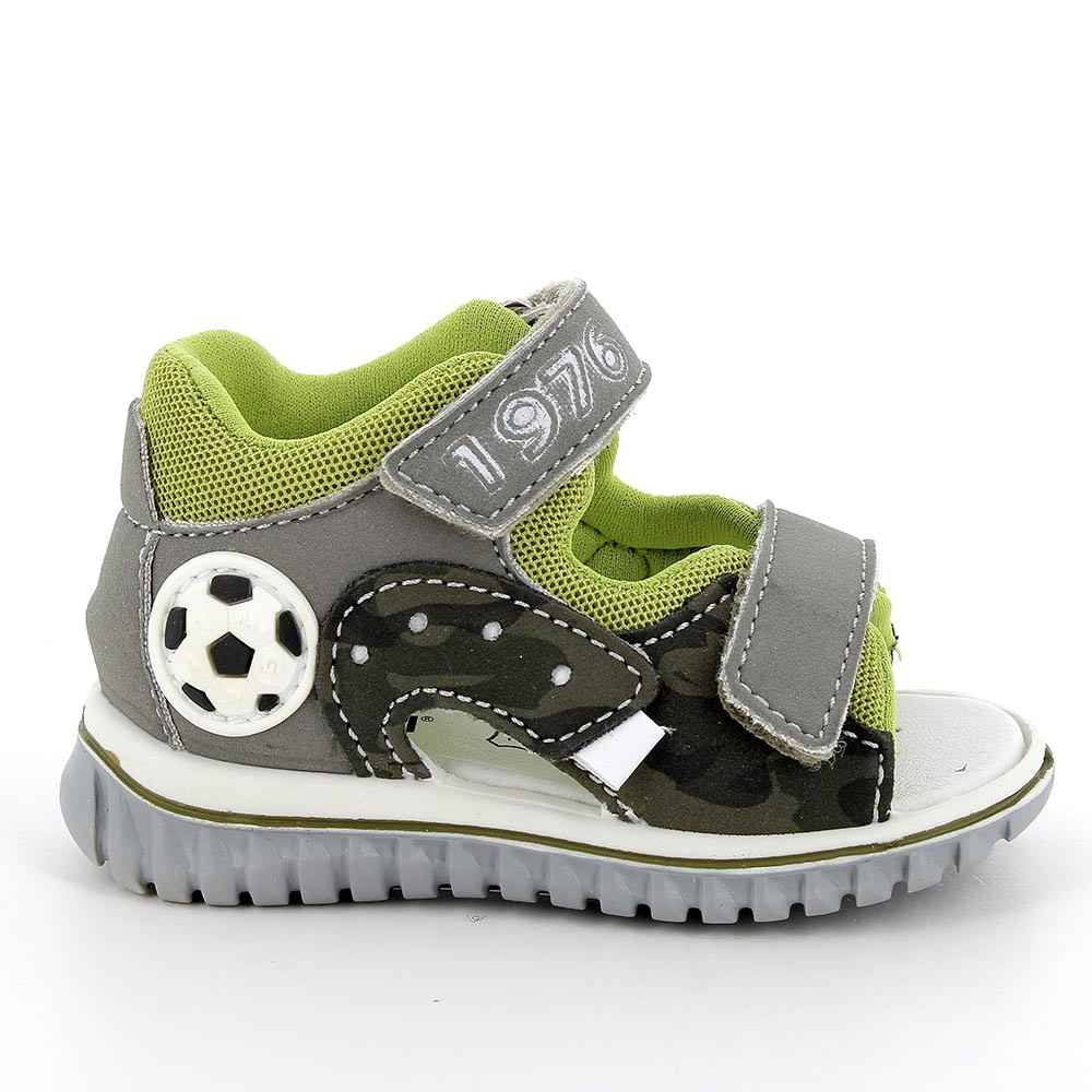 SANDALE FUER JUNGEN  GRAU-GRUEN