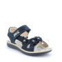 Sandal in leather for girl   navy Sandal in leather for girl   navy