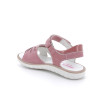 Sandale en cuir pour fille   rose antique Sandale en cuir pour fille   rose antique