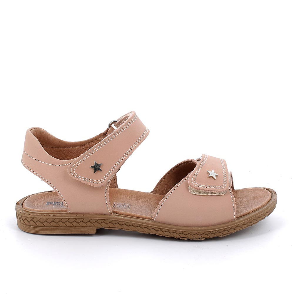 Sandali bambina sales in cuoio