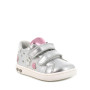 Chaussure en cuir pour fille  argent Chaussure en cuir pour fille  argent