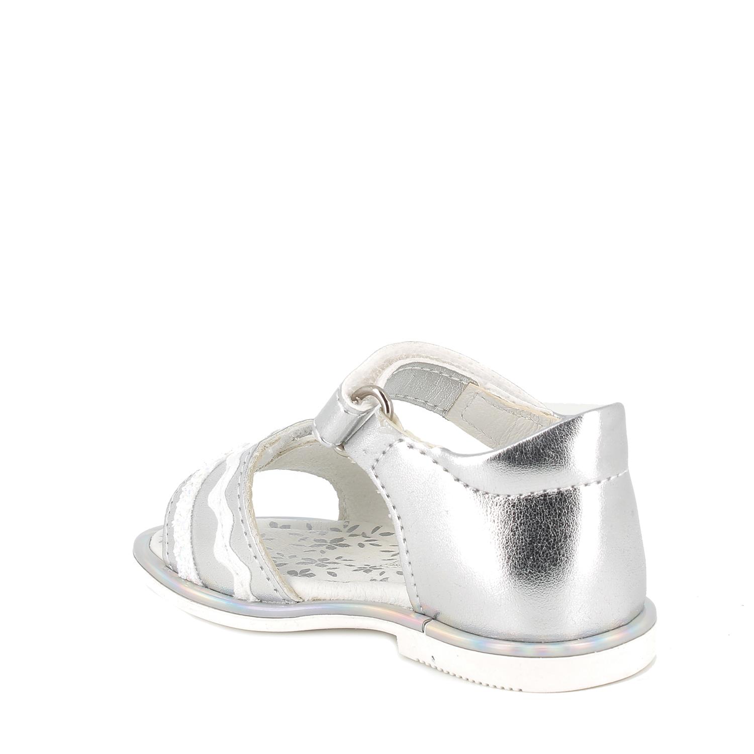 Primi Passi Sandali Bambina Argento Sandalo Da Bambina Argento