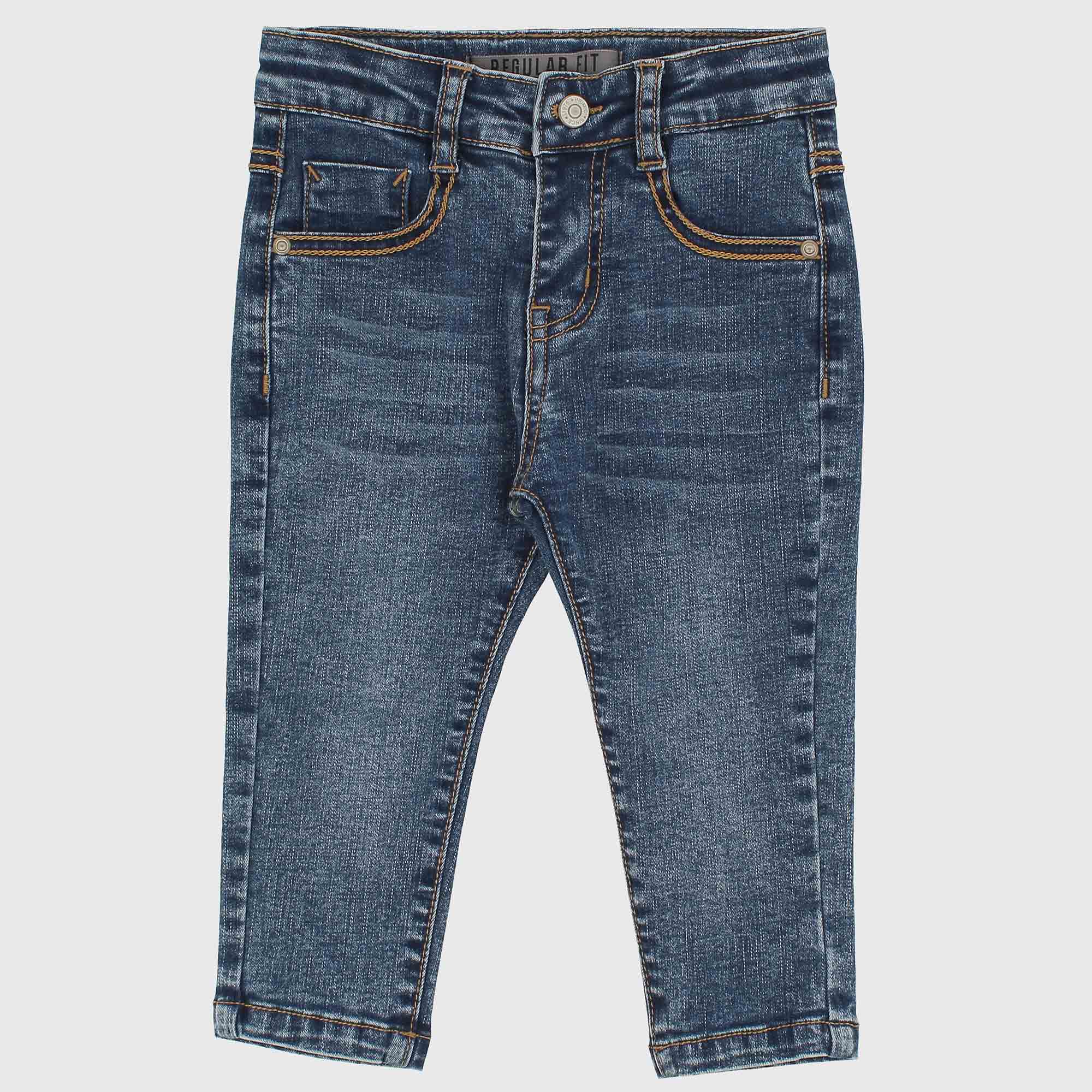 Pantalone in jeans da bambino, bianco