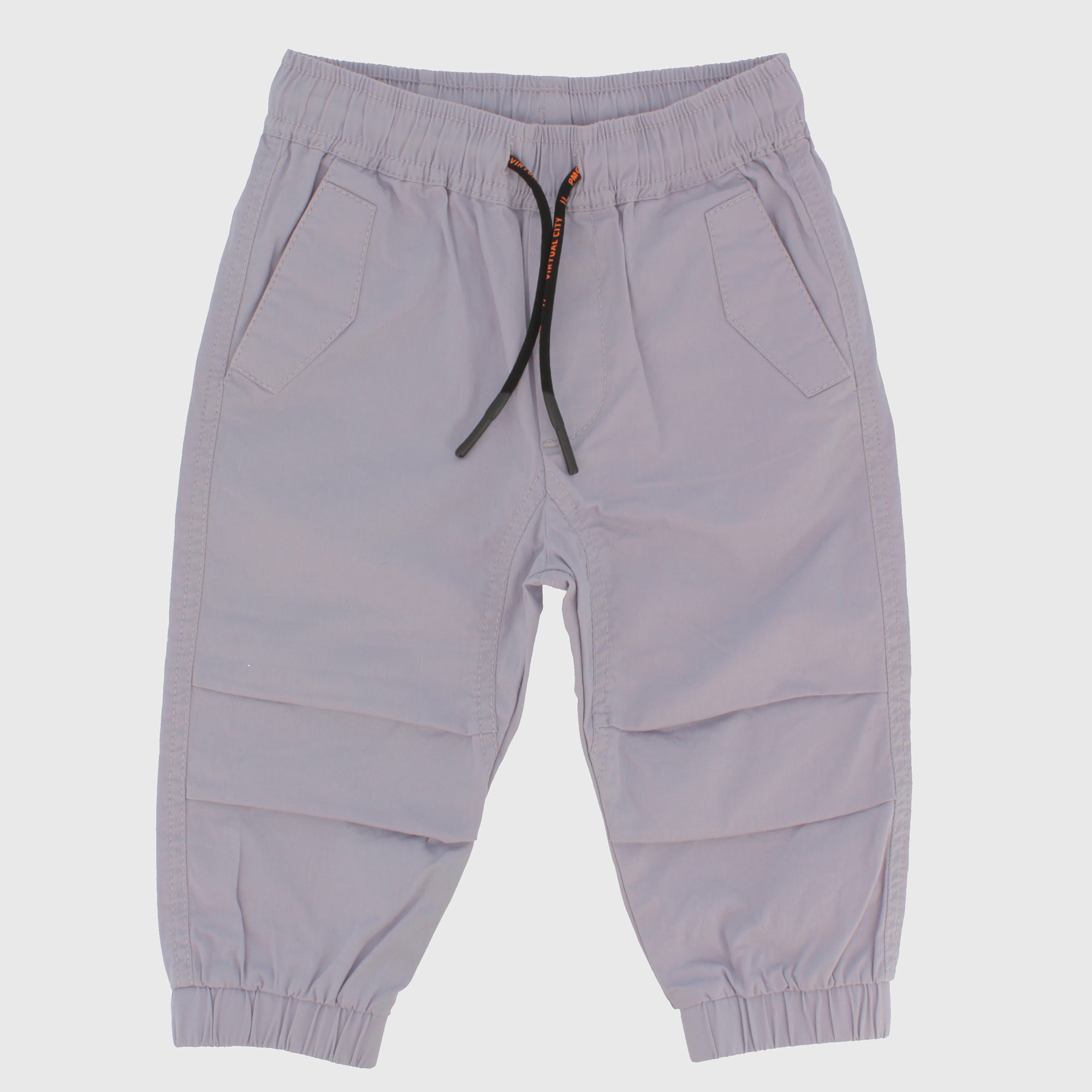 Pantalone in gabardina da bambino, grigio
