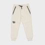 Pantalone in piquet da bambino, beige Pantalone in piquet da bambino, beige