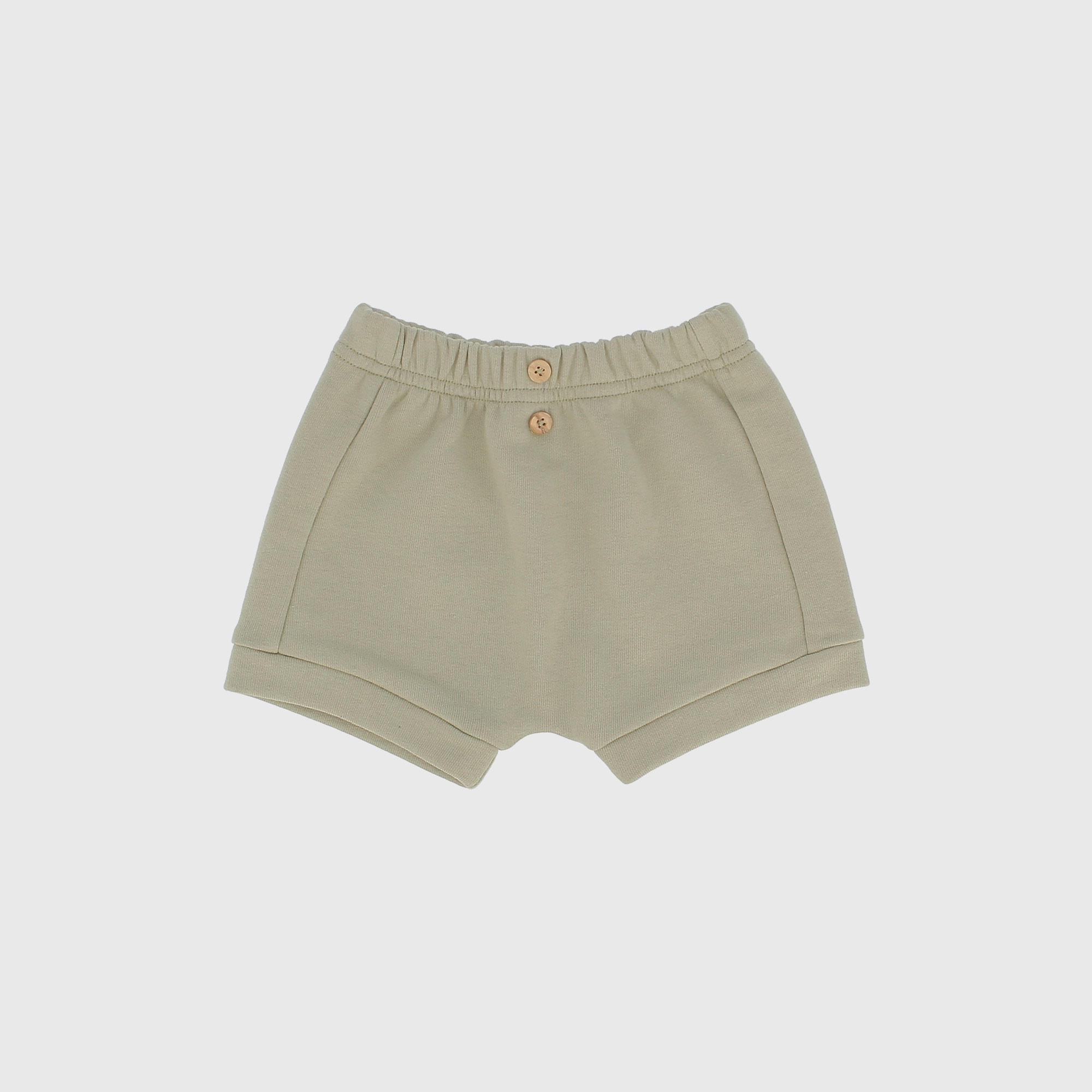 Bermuda in felpa da neonato, verde