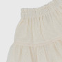 Falda de encaje de sankt gallen de niña, blanco Falda de encaje de sankt gallen de niña, blanco