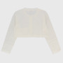 Viscose shrug for girls, white Viscose shrug for girls, white