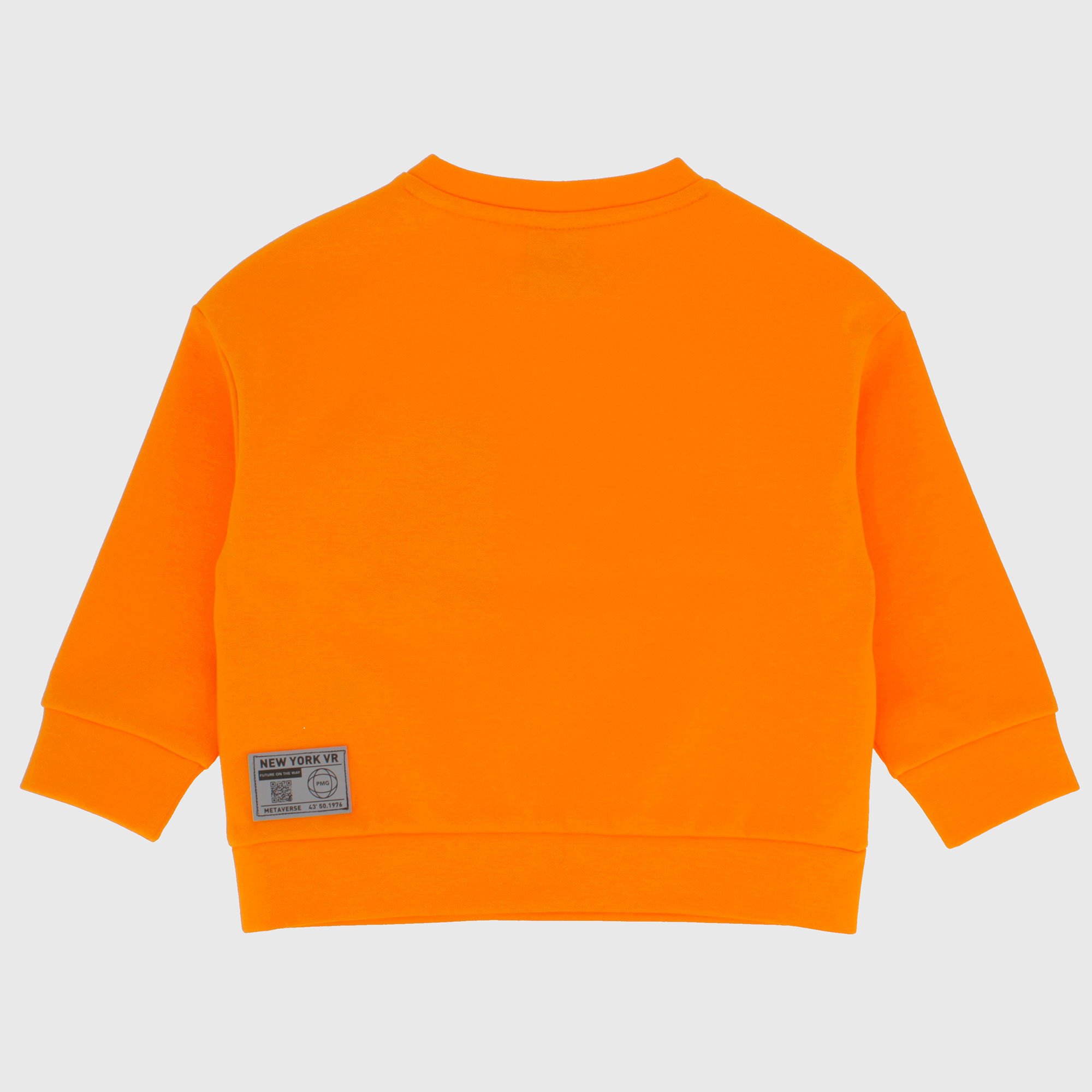 Felpa arancione bambino discount