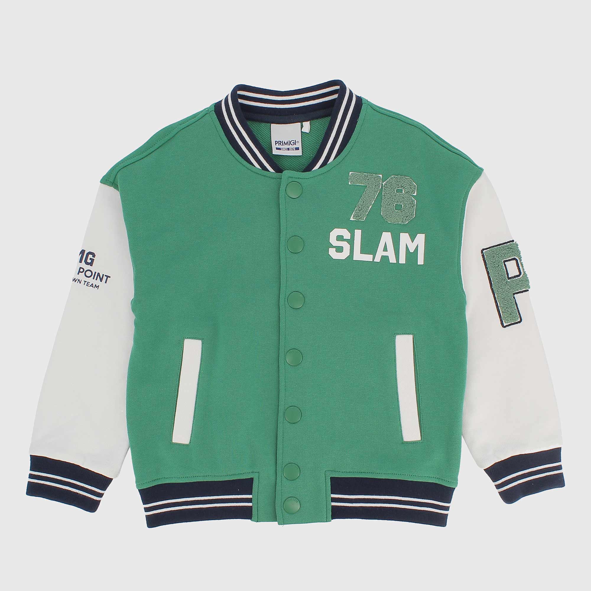 Felpa verde bambino shop