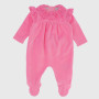 Combinaison en chenille  nouveau-née, rose Combinaison en chenille  nouveau-née, rose