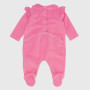 Combinaison en chenille  nouveau-née, rose Combinaison en chenille  nouveau-née, rose
