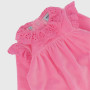 Combinaison en chenille  nouveau-née, rose Combinaison en chenille  nouveau-née, rose