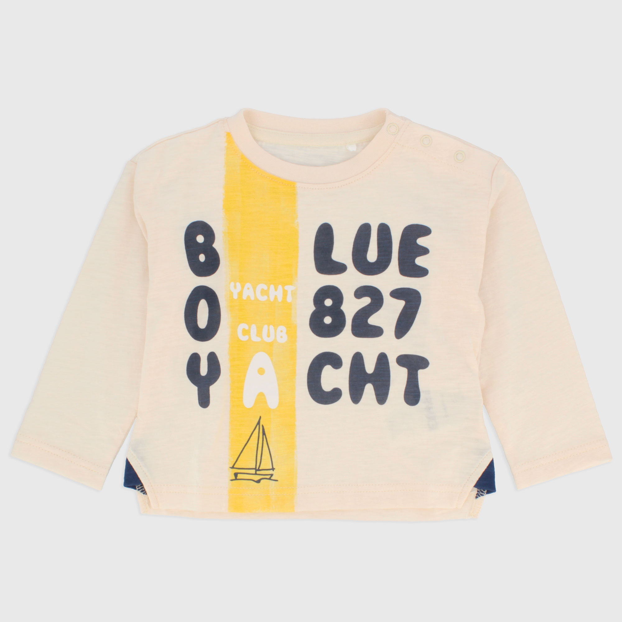 Maglietta oversize in jersey da bambino, bianco