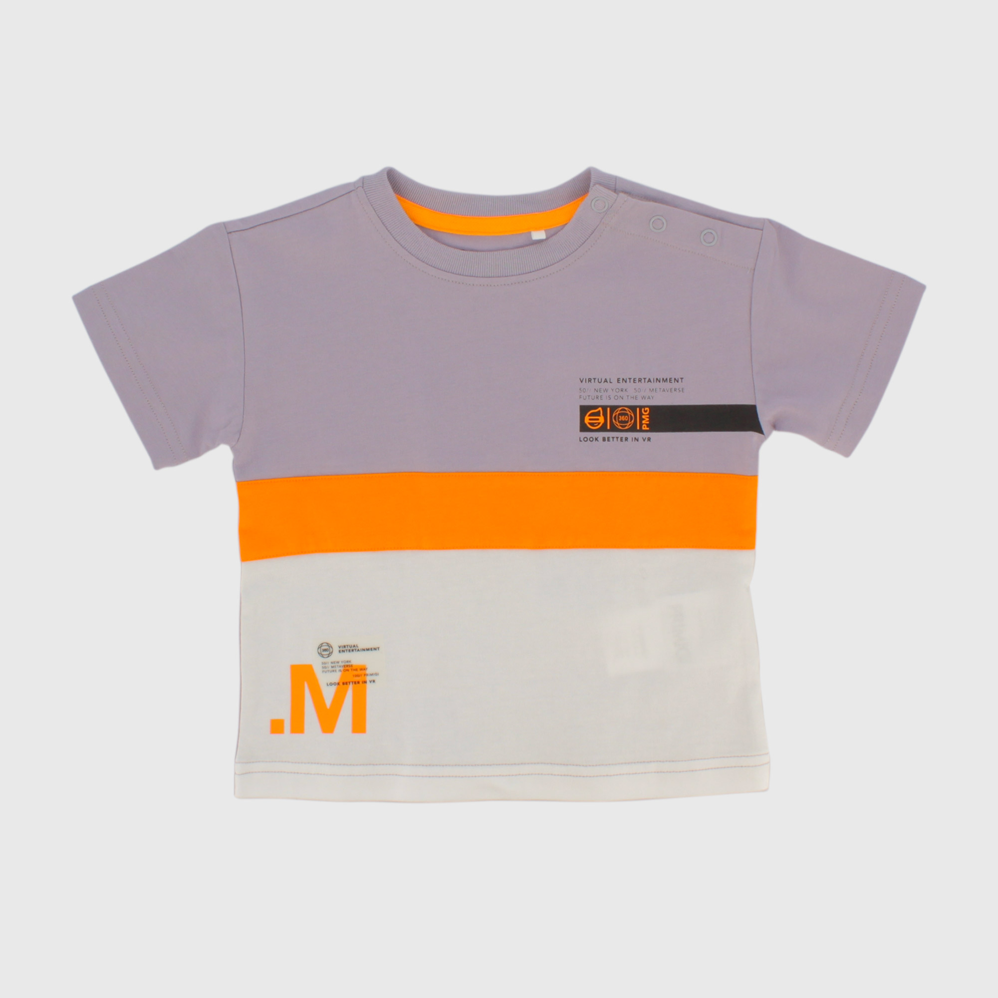 Maglietta in jersey da bambino, grigio