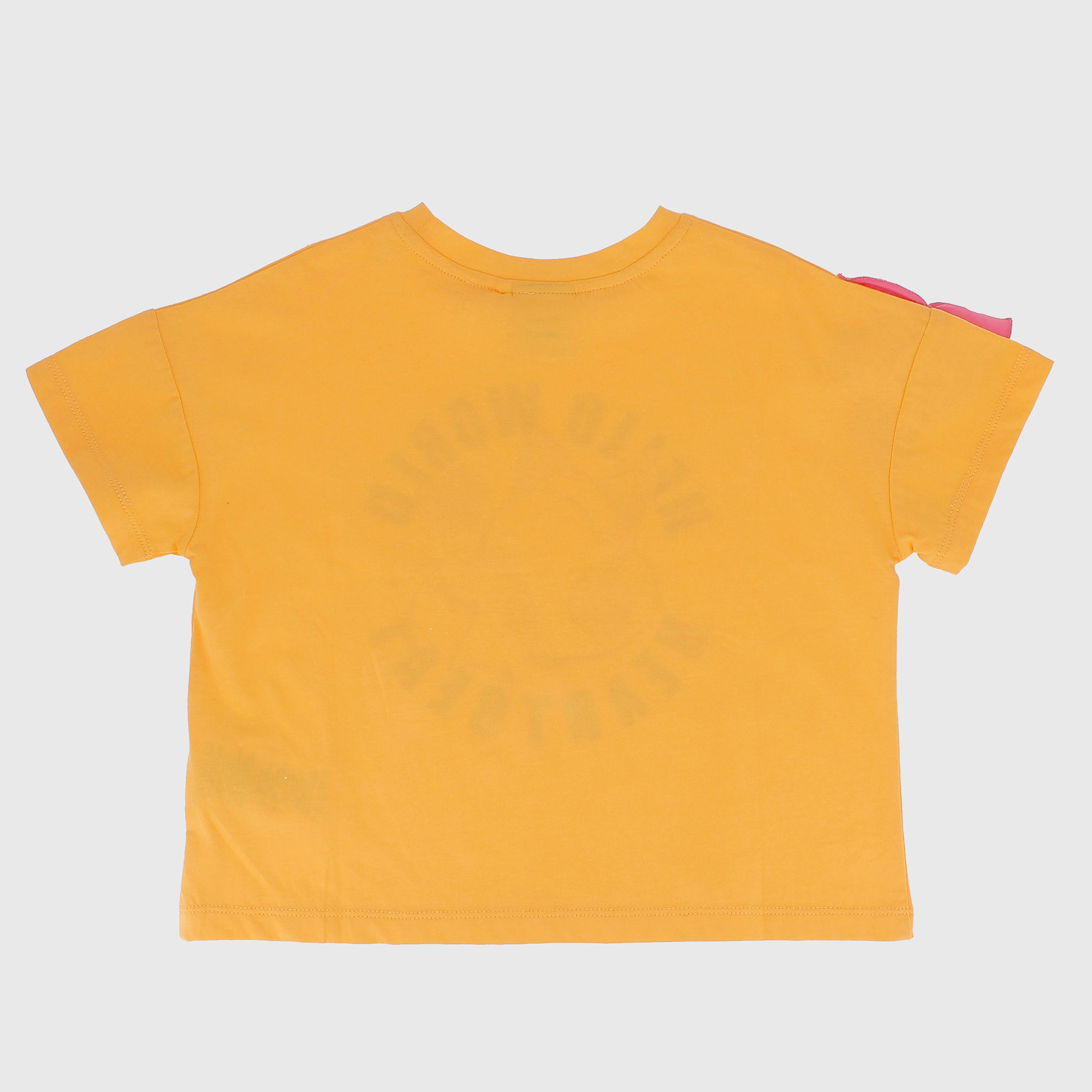 Maglietta arancione bambina top
