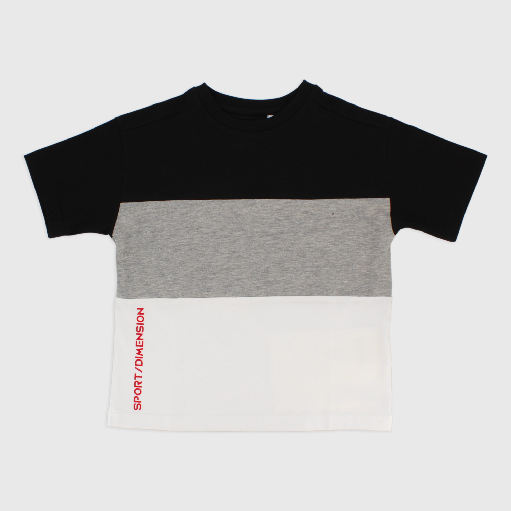 T-SHIRT AUS JERSEY FÜR JUNGE, SCHWARZ